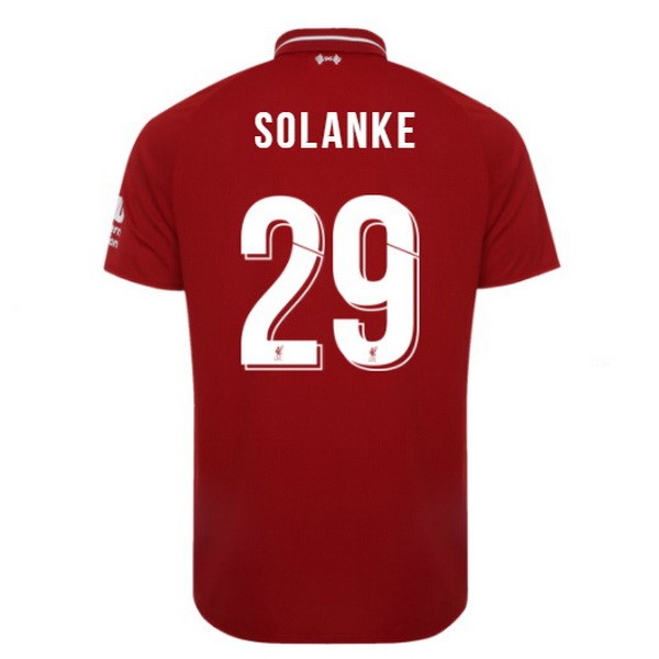 Maillot Football Liverpool Domicile Solanke 2018-19 Rouge